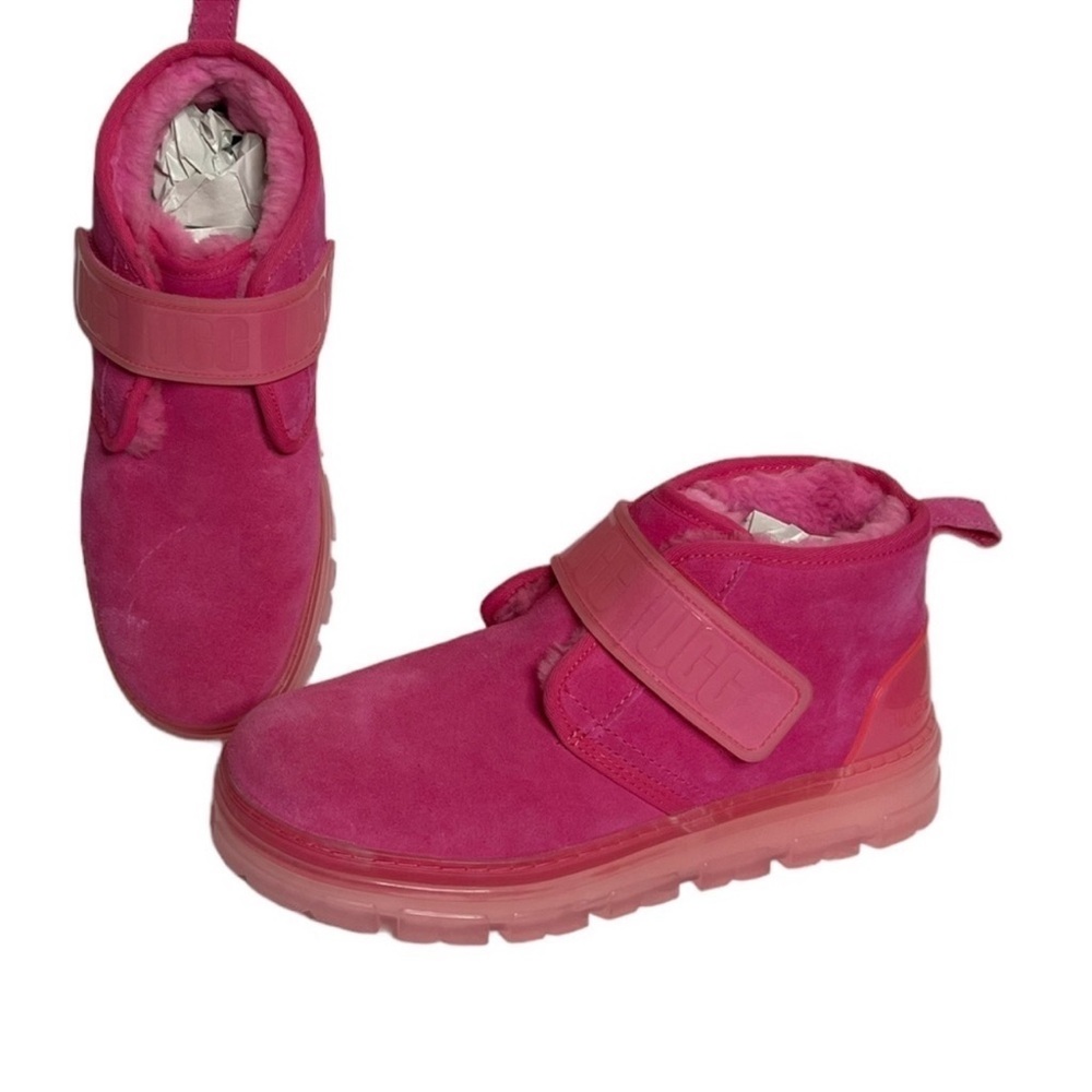 UGG Neumel Clear Chukka Hot Pink Boots - Picture 7 of 13